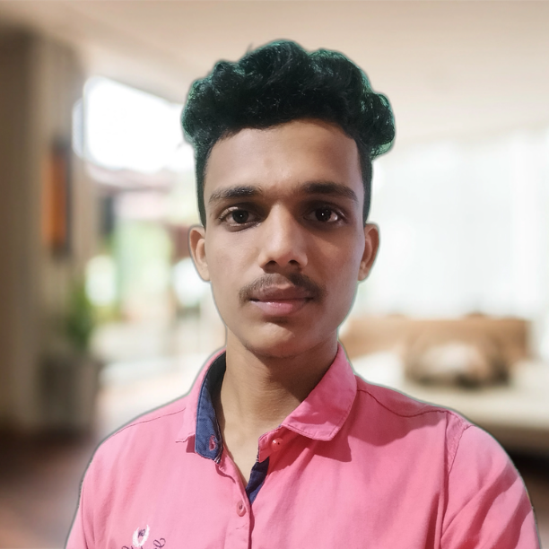 image of Siddhesh redkar with orange background 